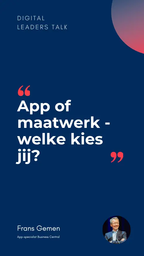 App Of Maatwerk
